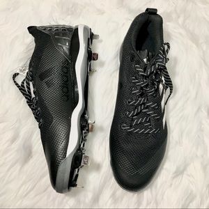 Adidas Men’s PowerAlley 5 Baseball Cleat (Black)